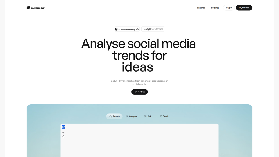 buzzabout - AI-powered social media intelligence