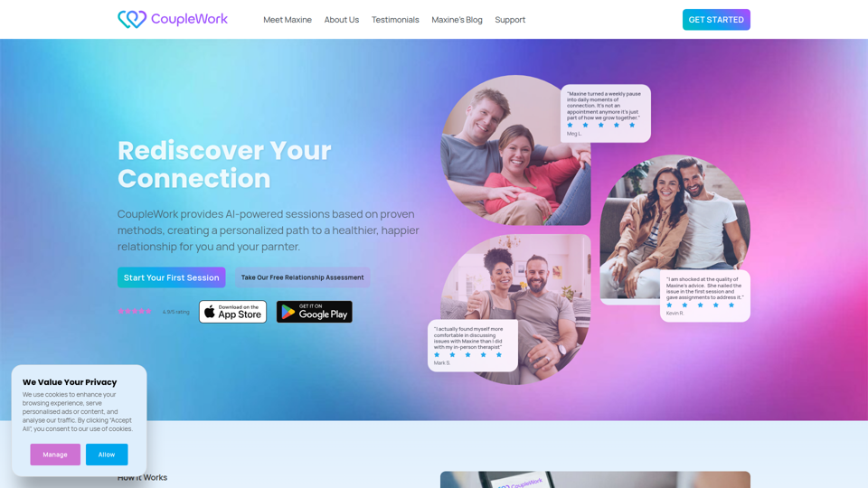 CoupleWork | AI-Powered Relationship Growth & Connection App
