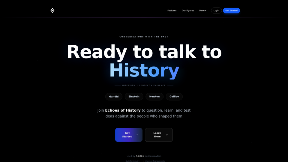 Echoes of History AI: Chat with Historical Figures