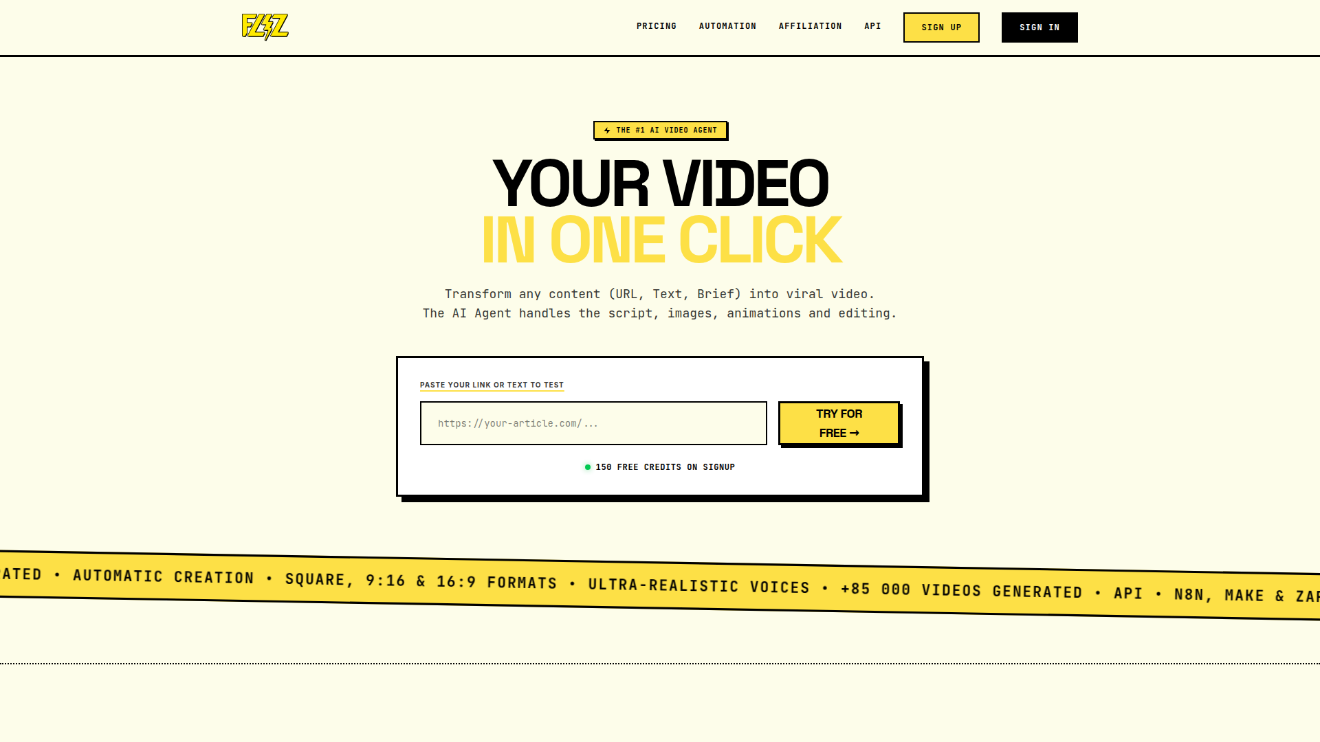 Fliz – Ihr KI-gestützter Video-Generator für ansprechende Videos