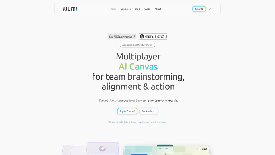 illumi - AI Canvas for Leading Team Work