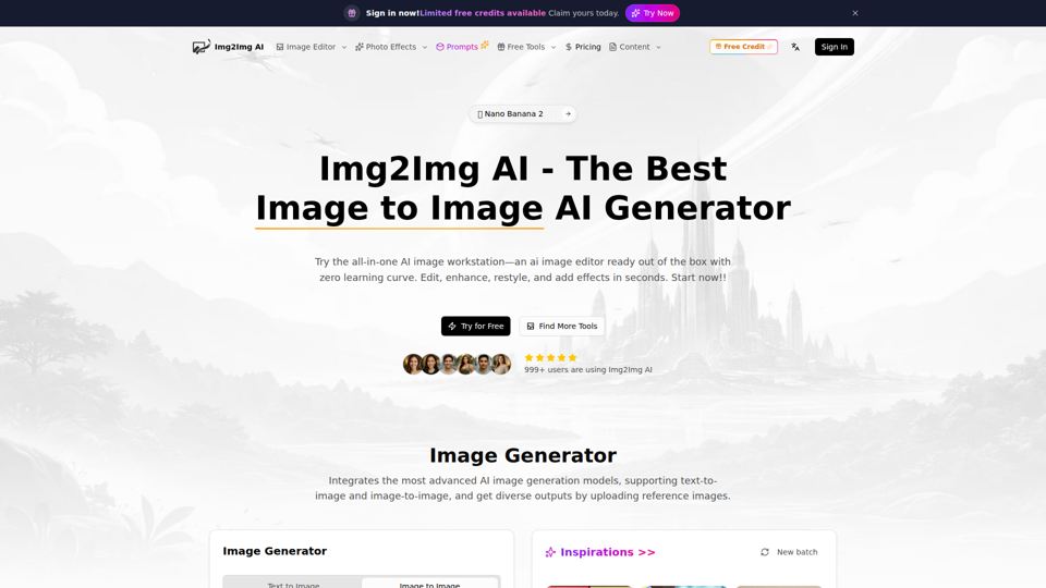 Best Image to Image AI – Free AI Image Generator From Images