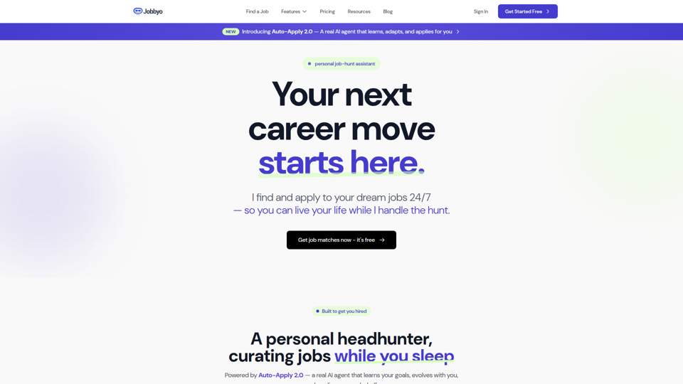 Jobbyo - AI-Powered Job Search & Career Tools