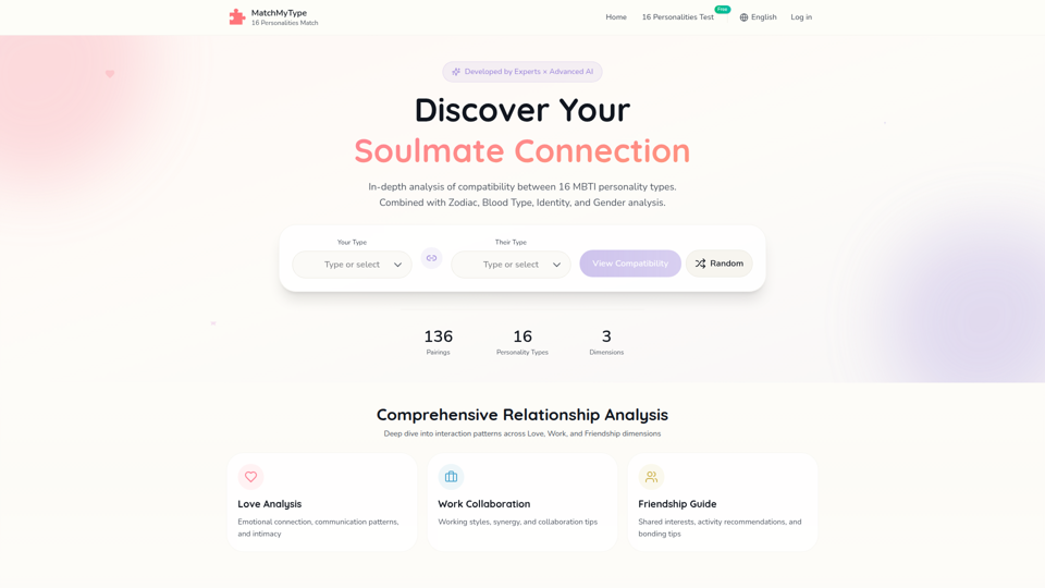 16 Persönlichkeiten passen zusammen | Entdecke dein Match