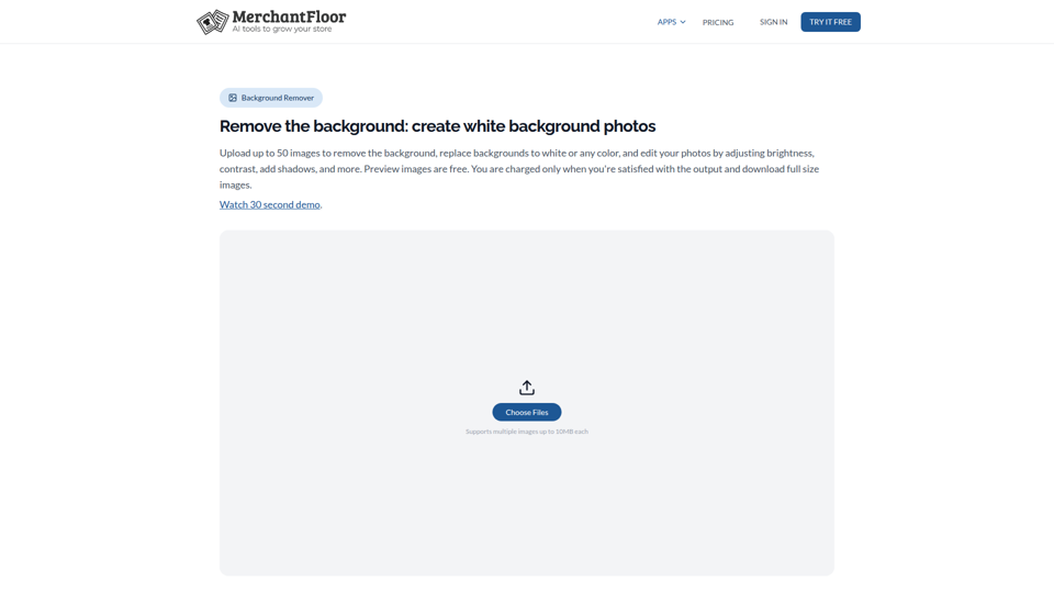 AI Background Remover & Photo Editor for E-commerce