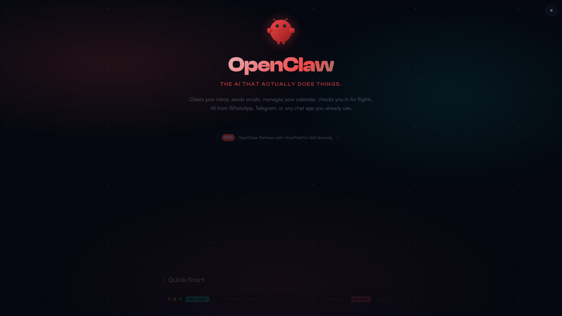 OpenClaw — Personal AI Assistant