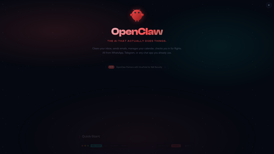 OpenClaw — Personal AI Assistant