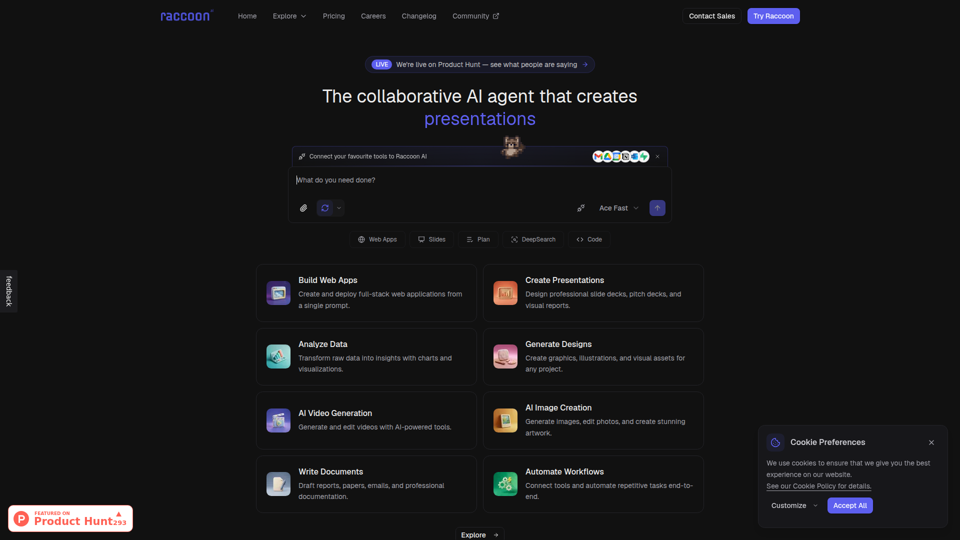 Raccoon AI: Collaborative AI for Anything