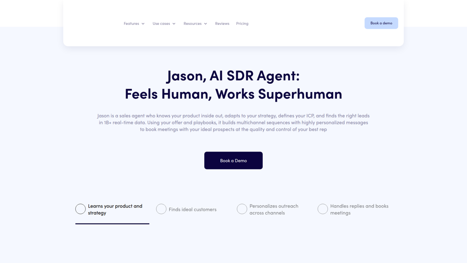 Agent SDR IA | Meilleur assistant IA | Jason AI