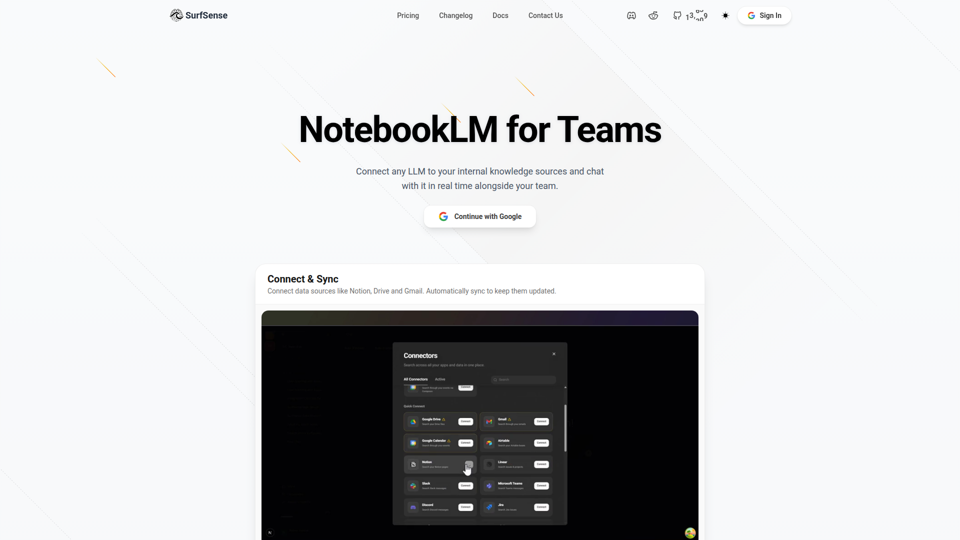 SurfSense - Open Source NotebookLM Alternative for Teams