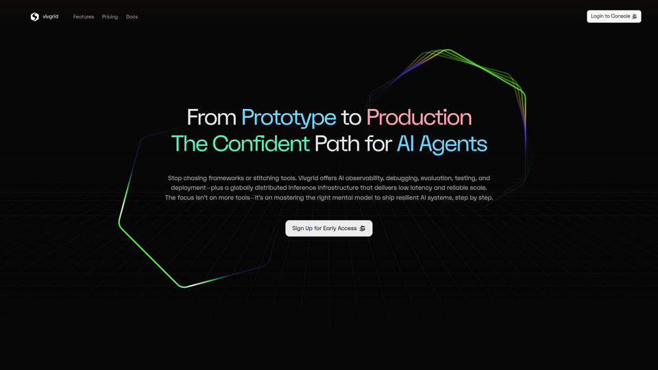 Vivgrid — Build, Evaluate & Deploy AI Agents with Confidence