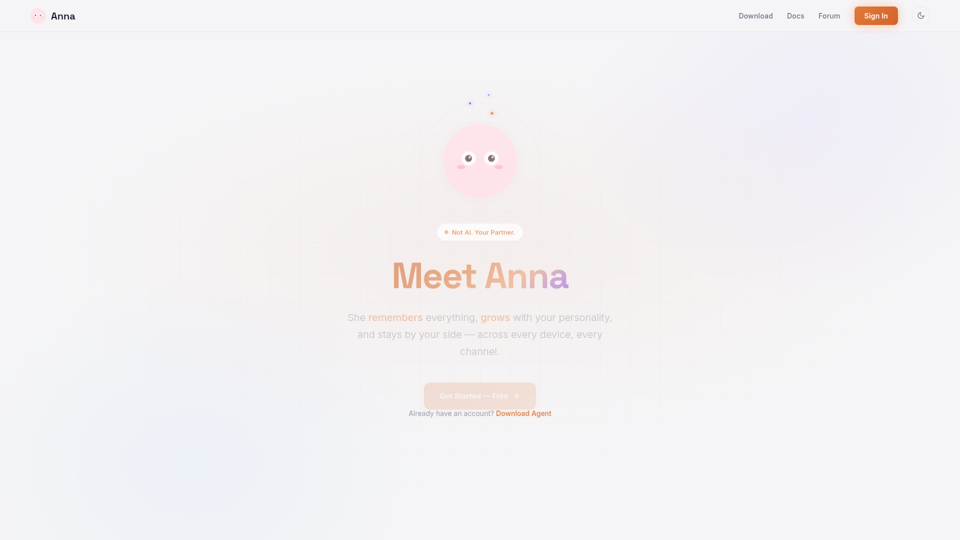 Anna — Ihre Partnerin, nicht nur KI