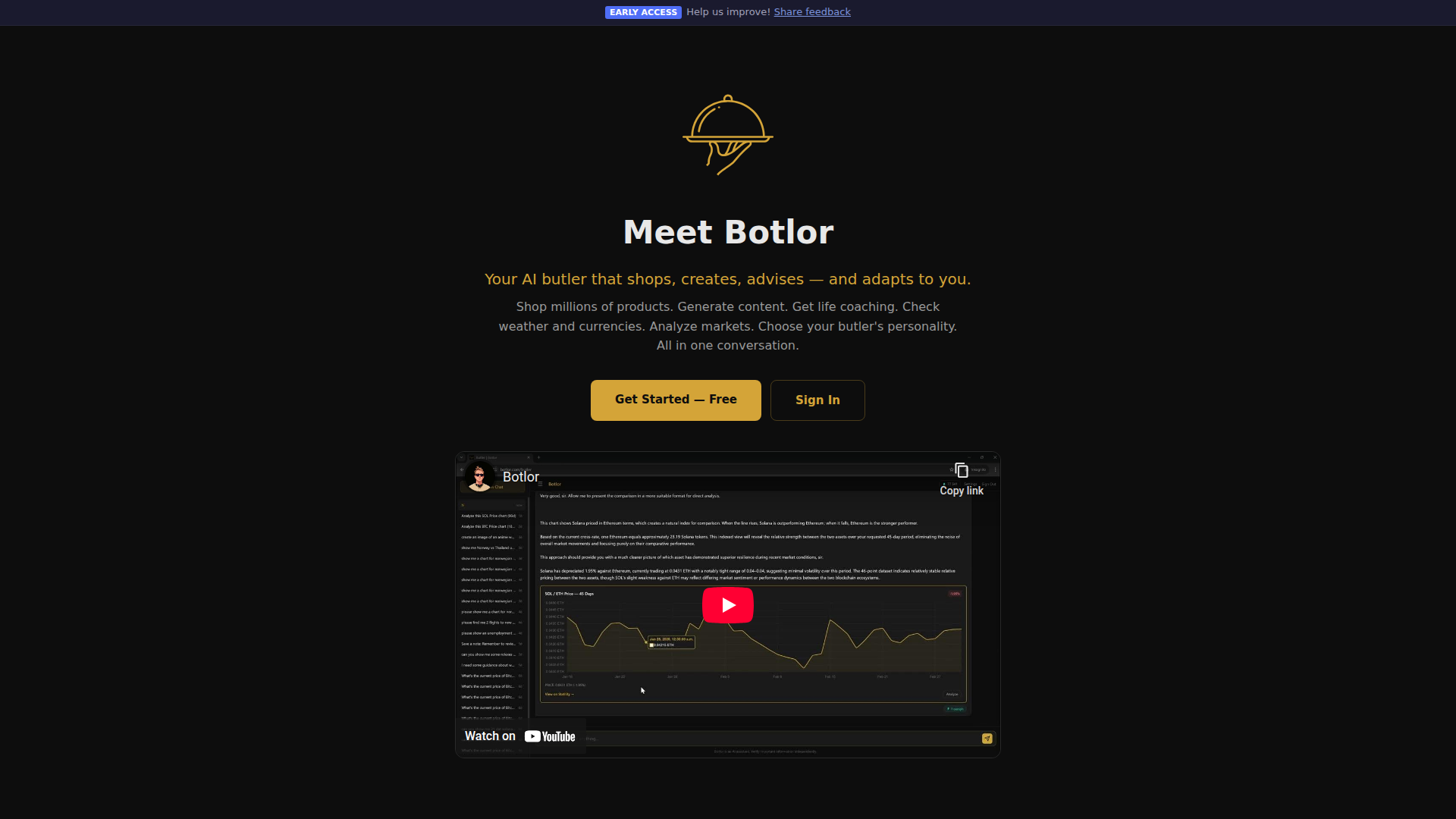 Botlor - majordome IA | Réservez des hôtels, faites vos achats, créez du contenu, bénéficiez d’un accompagnement