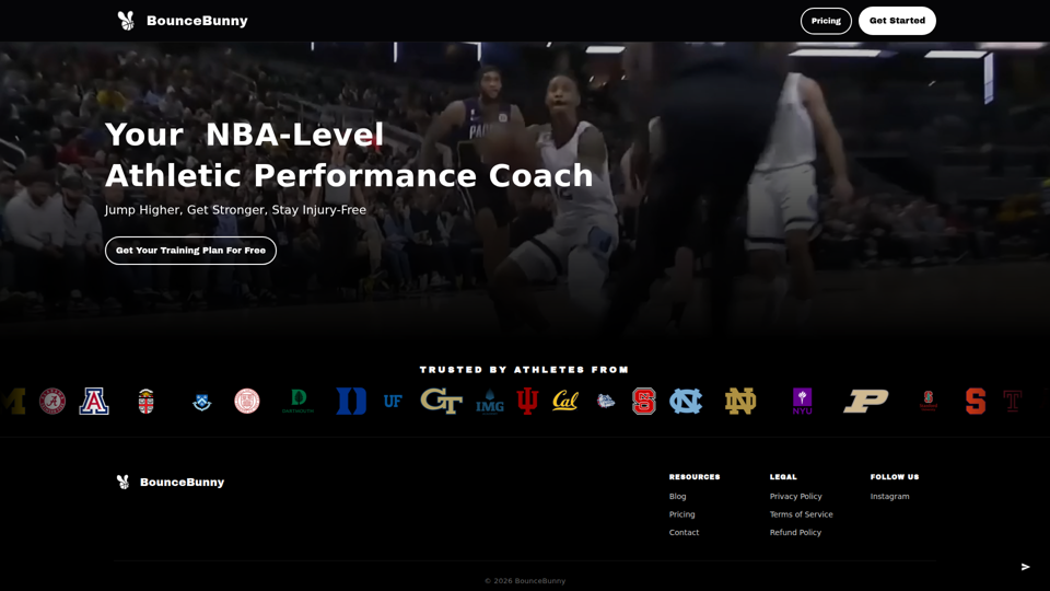 BounceBunny – Ihr Coach für sportliche Leistung auf NBA-Niveau