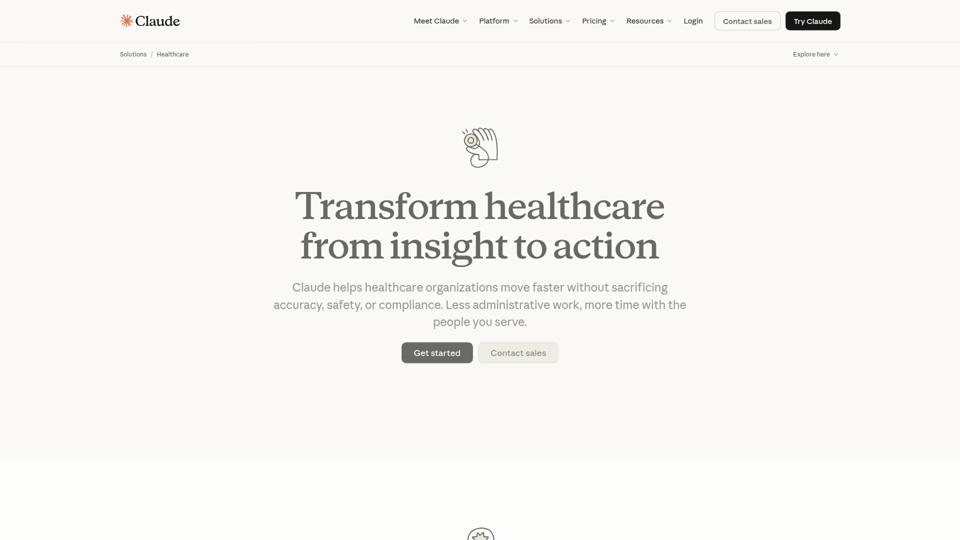 Healthcare | Claude by Anthropic