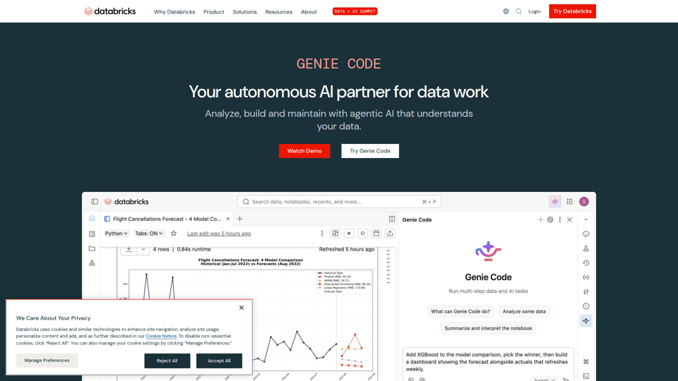 Autonomous AI for Data Teams | Databricks