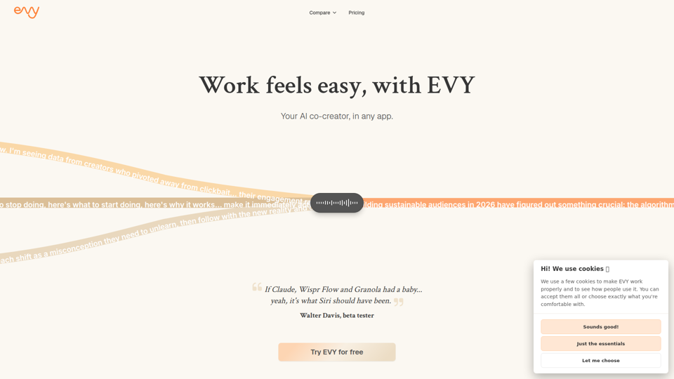 EVY - Your AI co-creator