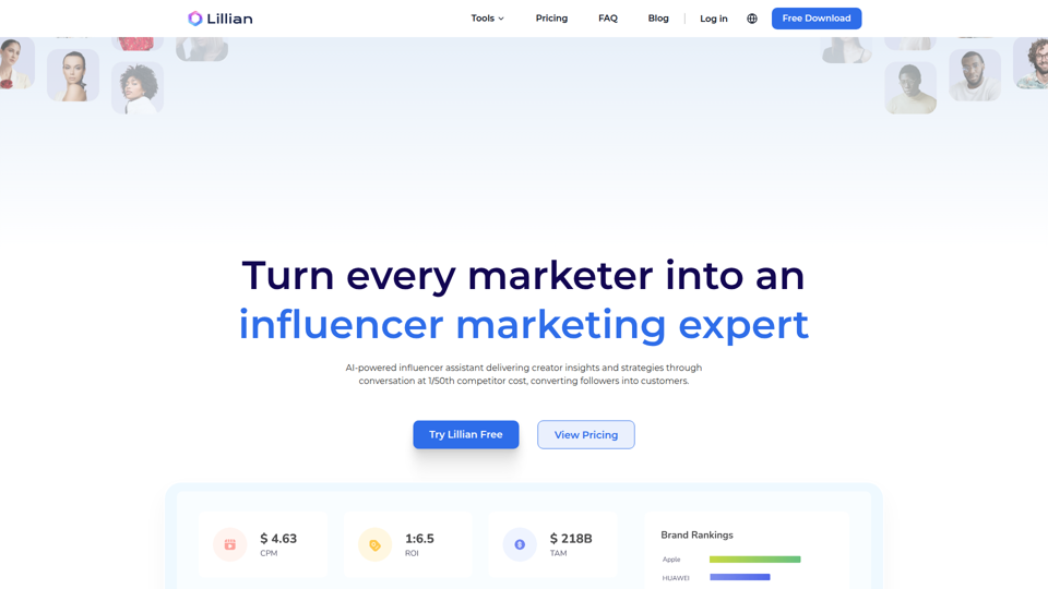 Lillian - AI Influencer Marketing Assistant