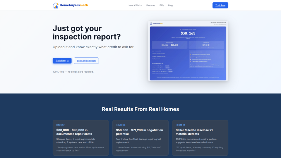 Homebuyersmath – Kennen Sie die tatsächlichen Kosten, bevor Sie kaufen