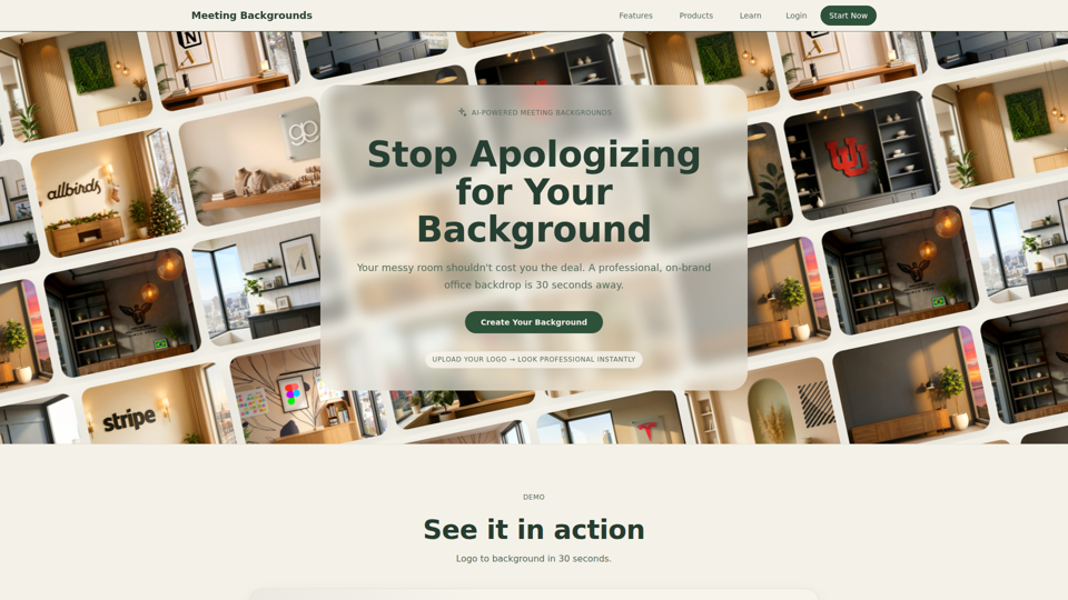 会议背景 - 专业虚拟会议背景