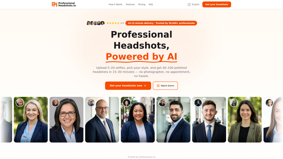 AI 专业头像生成器 | 让你在雇主面前脱颖而出