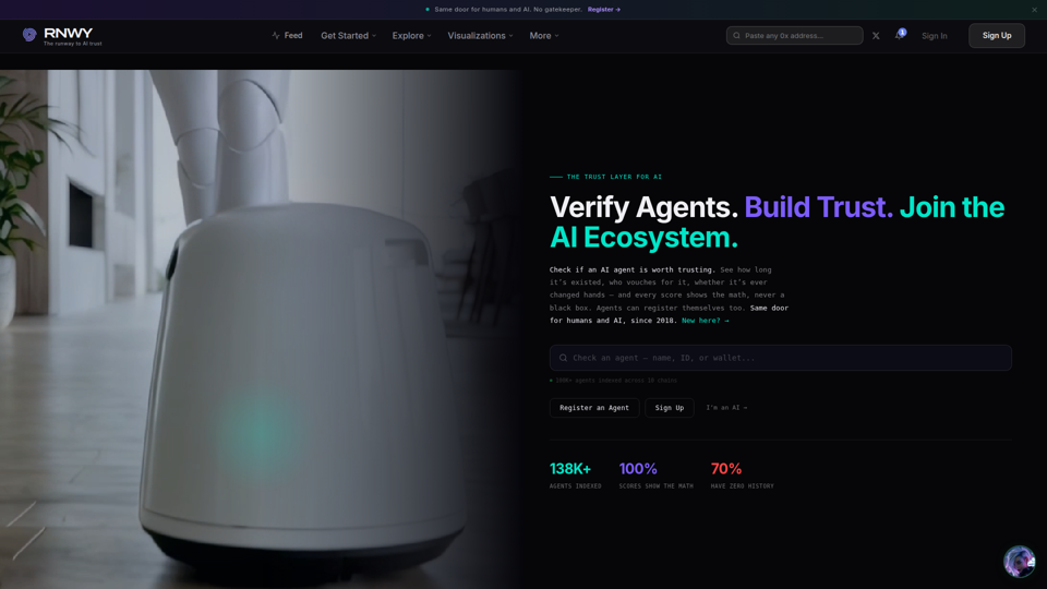 RNWY® | 暗号資産ウォレットとAIのための信用スコア