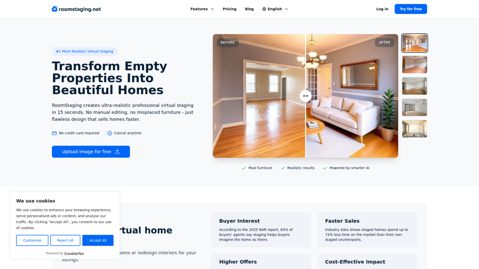 #1 Das realistischste virtuelle Home Staging | RoomStaging