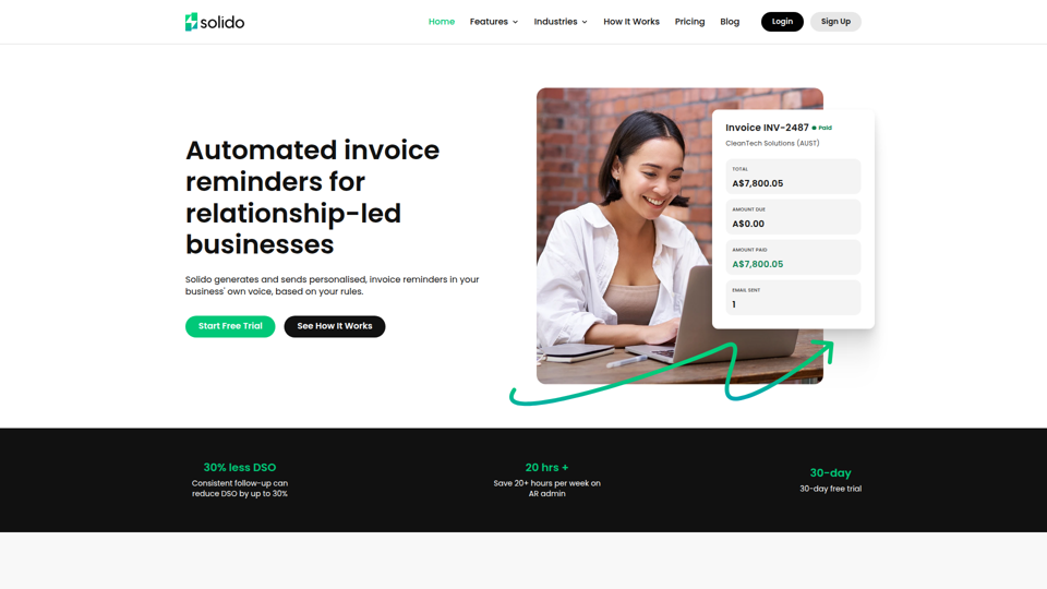 Solido | Rappels automatiques de factures