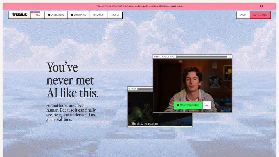 Tavus: Das Unternehmen für menschliches Computing