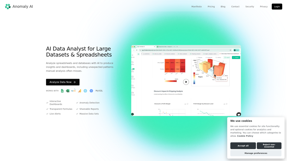 KI-Datenanalyst für große Datensätze und Tabellenkalkulationen