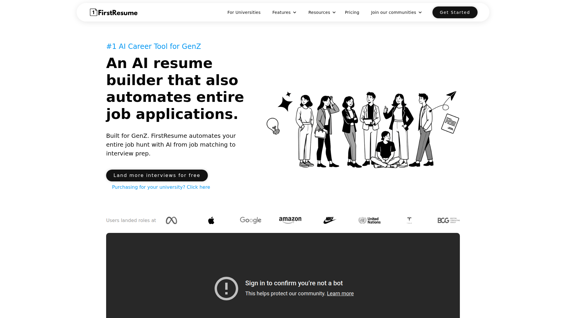 El generador de currículums con IA n.º 1 para la generación Z | Automatiza solicitudes en segundos.