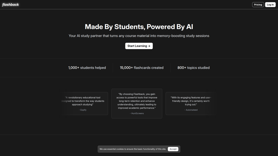 flashback | Your AI Study Partner