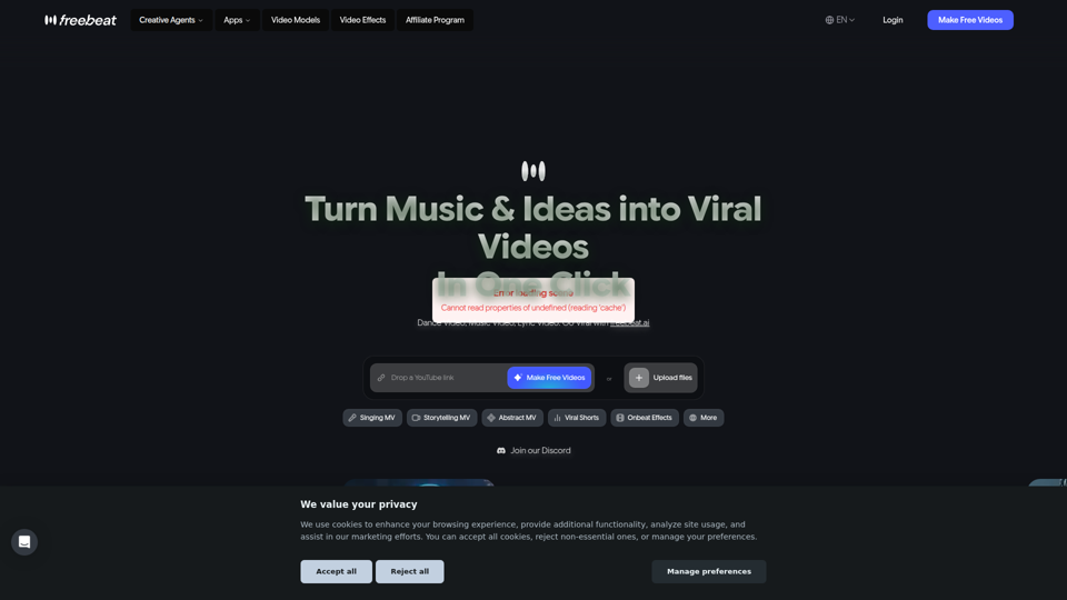 freebeat AI Music Video Generator | Dance Video | Lyrics Video