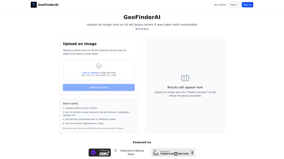 GeoFinderAI - 基于 AI 的图像位置检测
