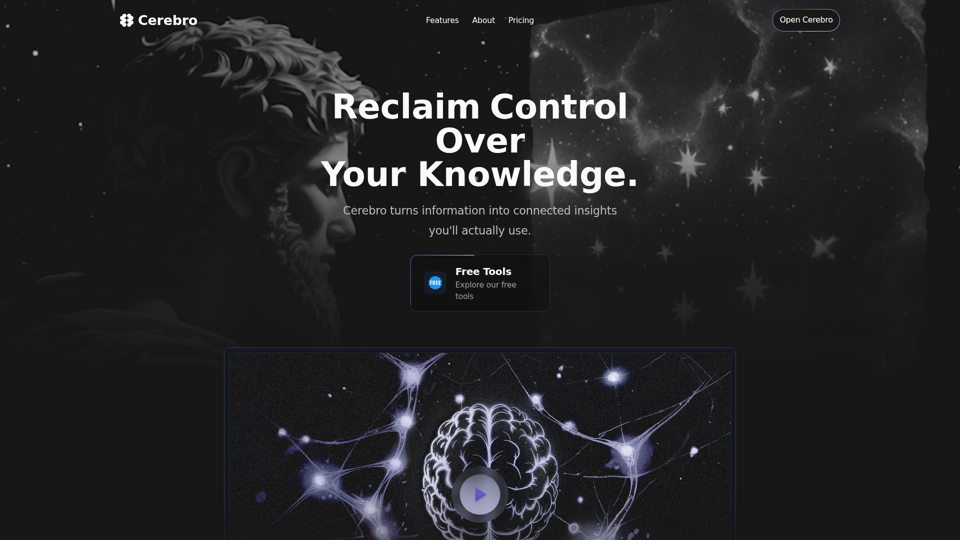 Cerebro - AI-Powered Knowledge Management