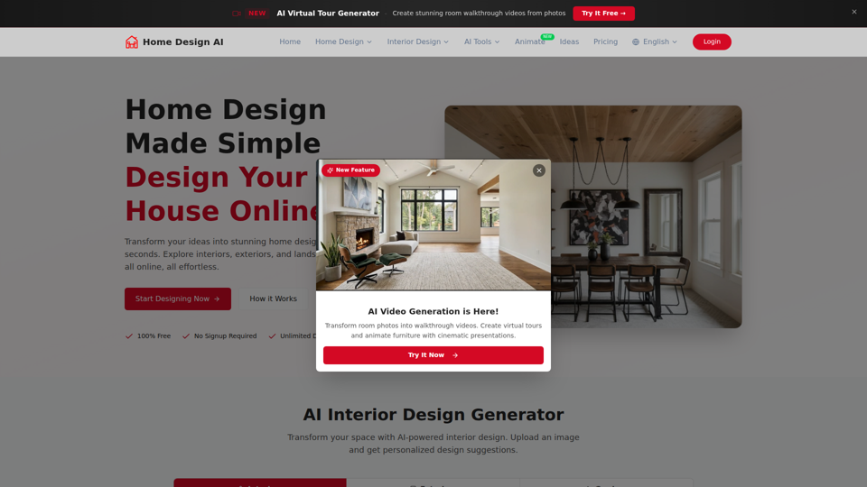 Diseño del hogar – Crea interiores y exteriores de ensueño en línea