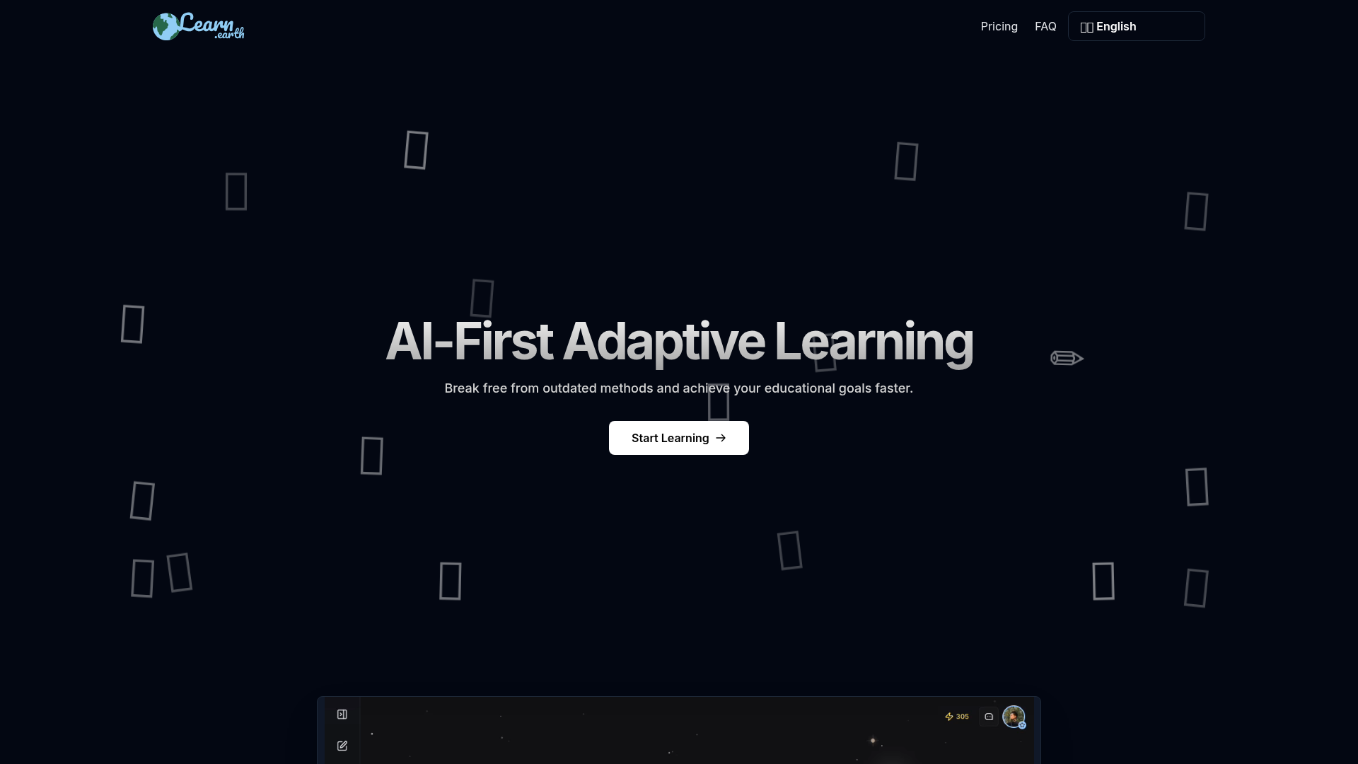 Learn Earth | Aprendizaje adaptativo con IA primero