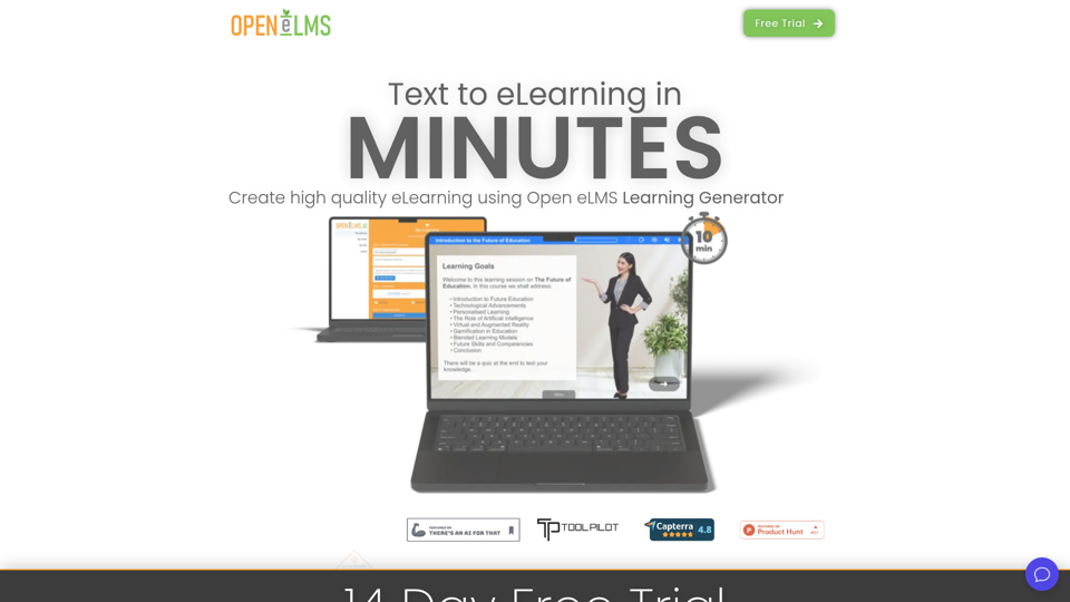 Open eLMS AI - Create eLearning in Minutes - Open eLMS