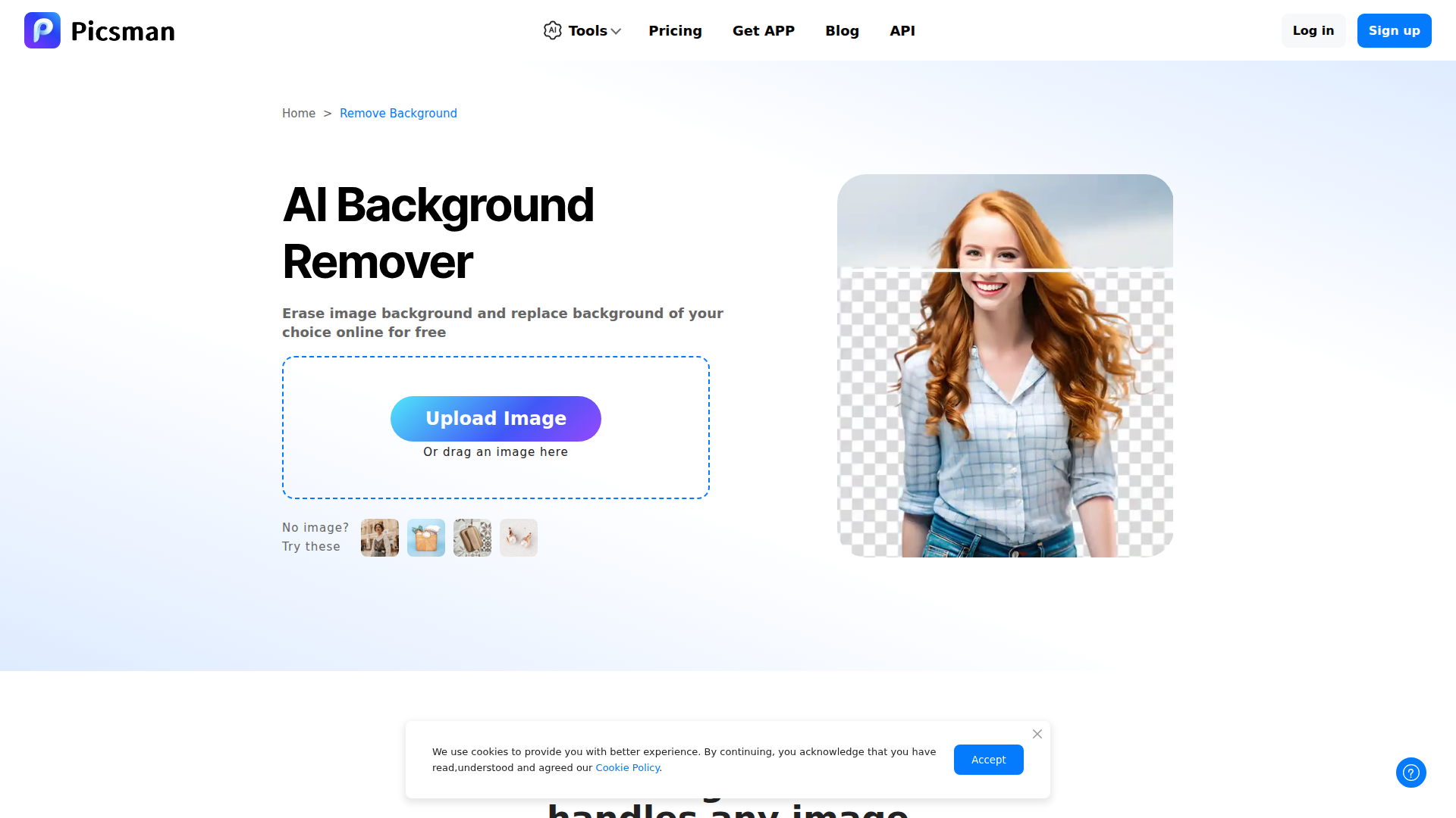 Image Background Remover - Remove BG for Free Online|Picsman