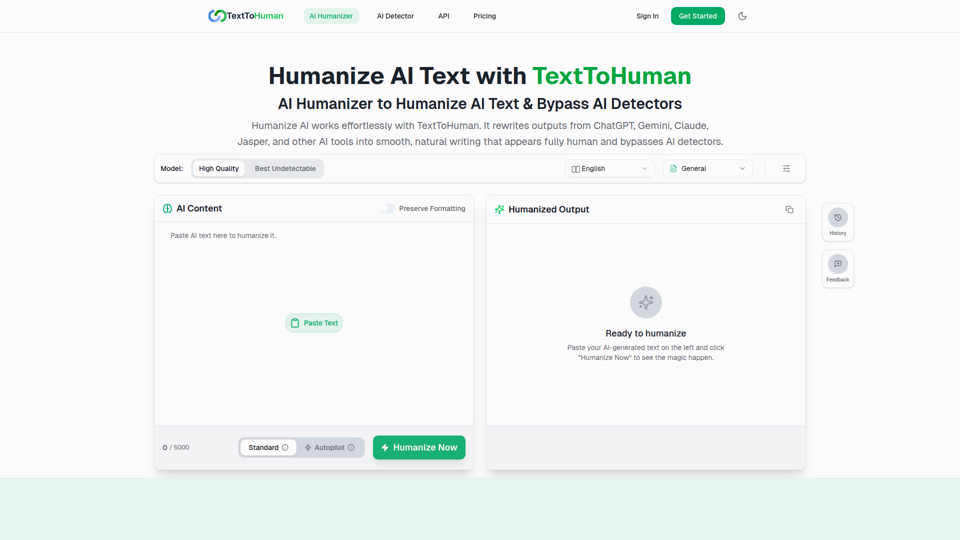 Humanize AI Text - Unlimited Free AI Humanizer (No Sign Up)