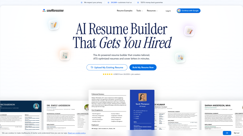 AI Resume Builder - Create your ATS-Optimized Resume in minutes | UseResume AI