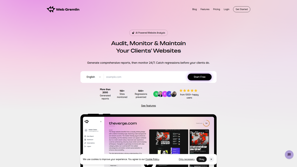 Web Gremlin - AI-Powered Website Analysis
