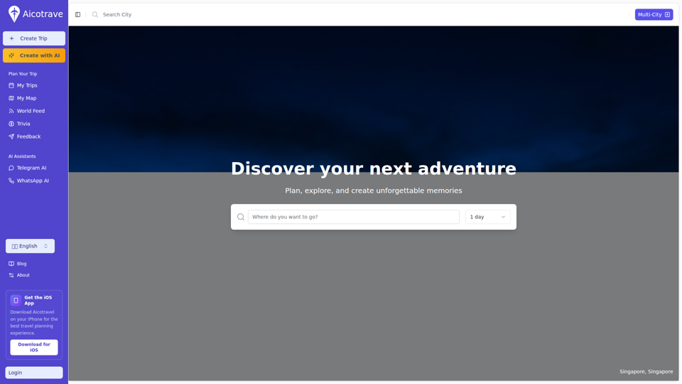 Aicotravel - AI Travel Itinerary Planner