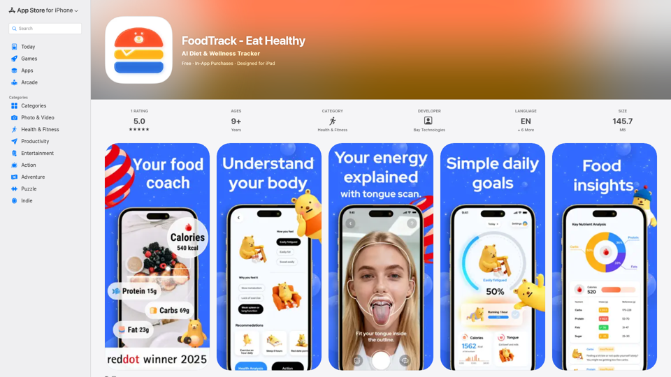 ‎FoodTrack - Eat Healthy App - App Store