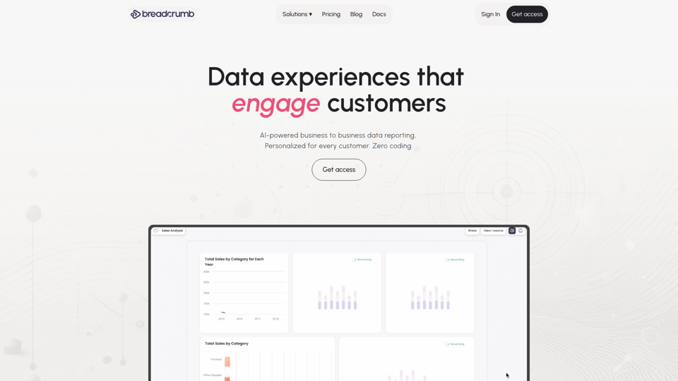 Breadcrumb.ai – KI-gestützte Kundenberichterstattung im großen Maßstab