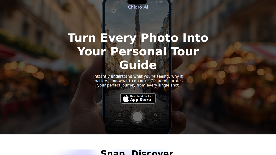 Chiaro AI – Verwandeln Sie jedes Foto in Ihren persönlichen Reiseführer