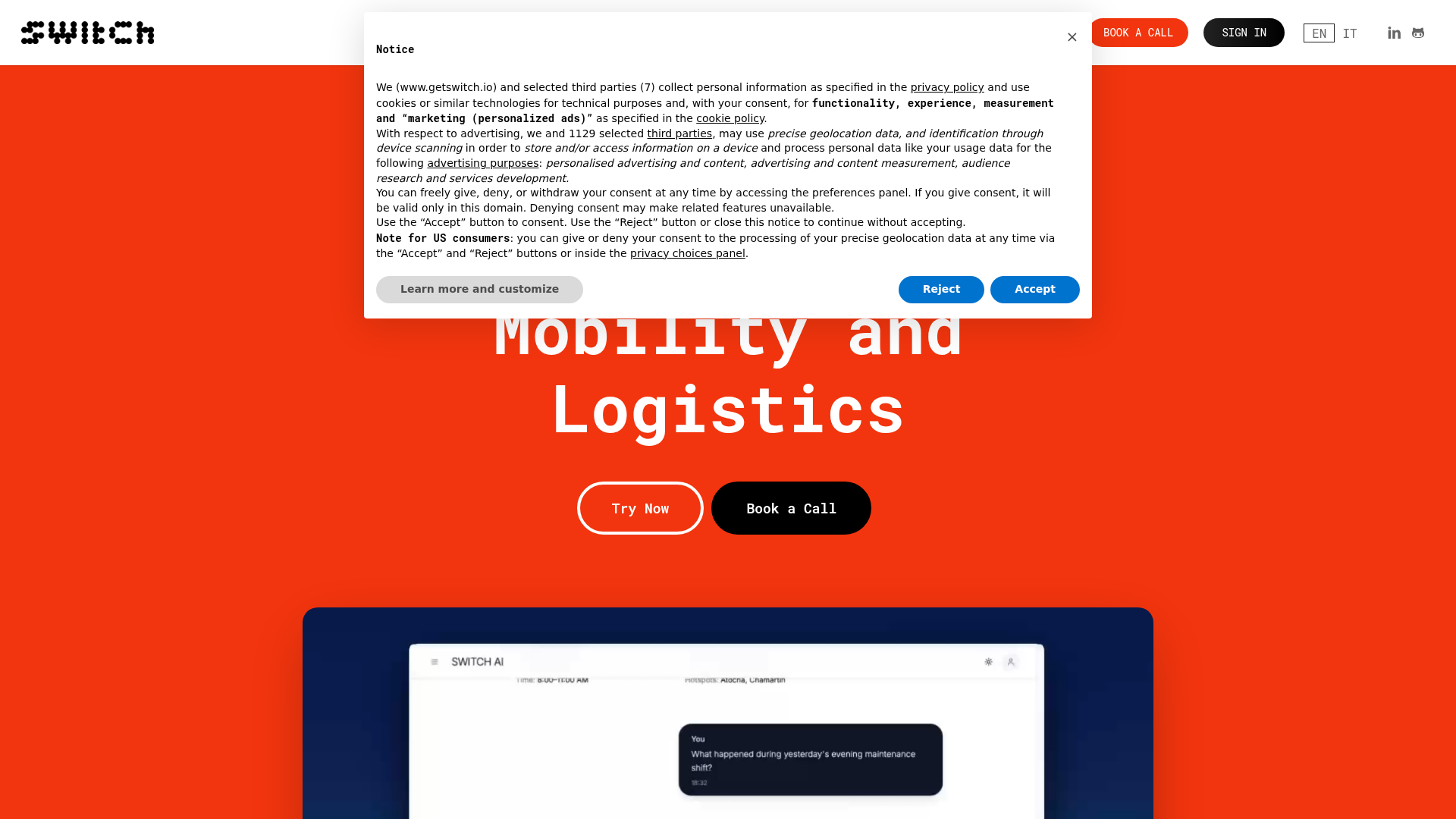 SWITCH - Street WITCHer - IA agéntica para movilidad y logística