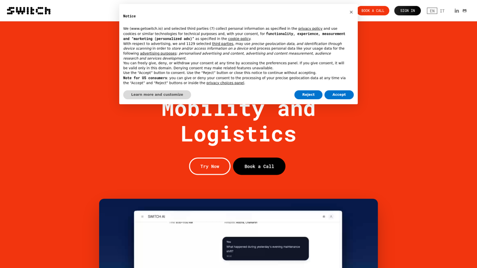 SWITCH - Street WITCHer - IA agéntica para movilidad y logística