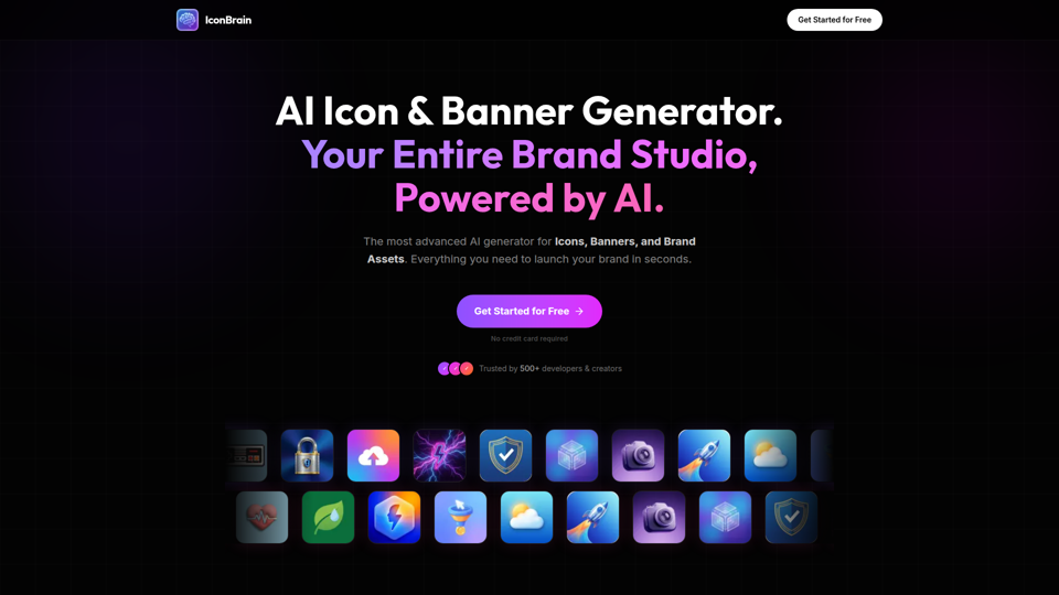 IconBrain | AI Icon Generator for Apps & Brands