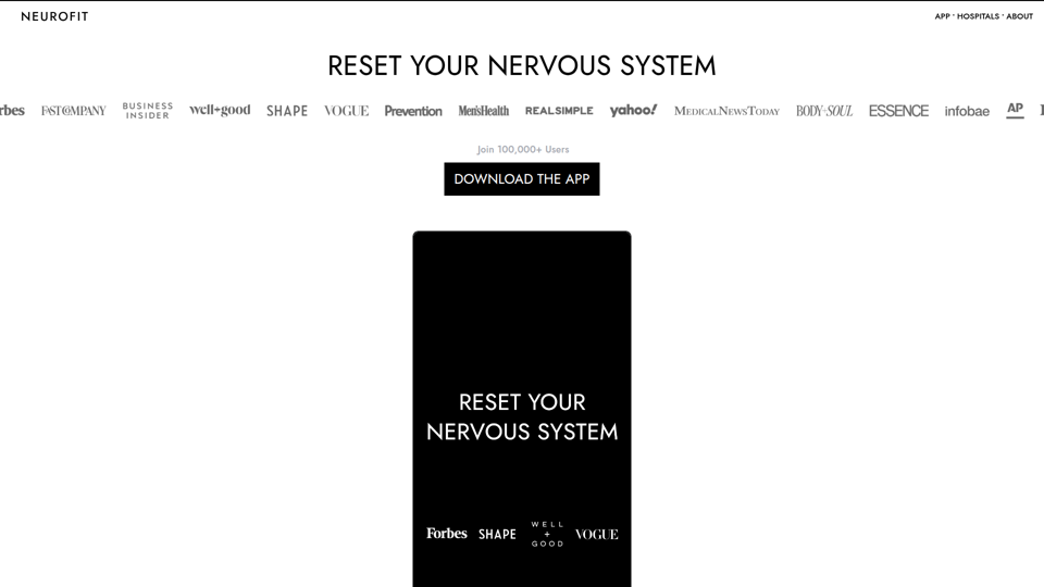 NEUROFIT App | Vagus Nerve Reset | Somatic Exercises